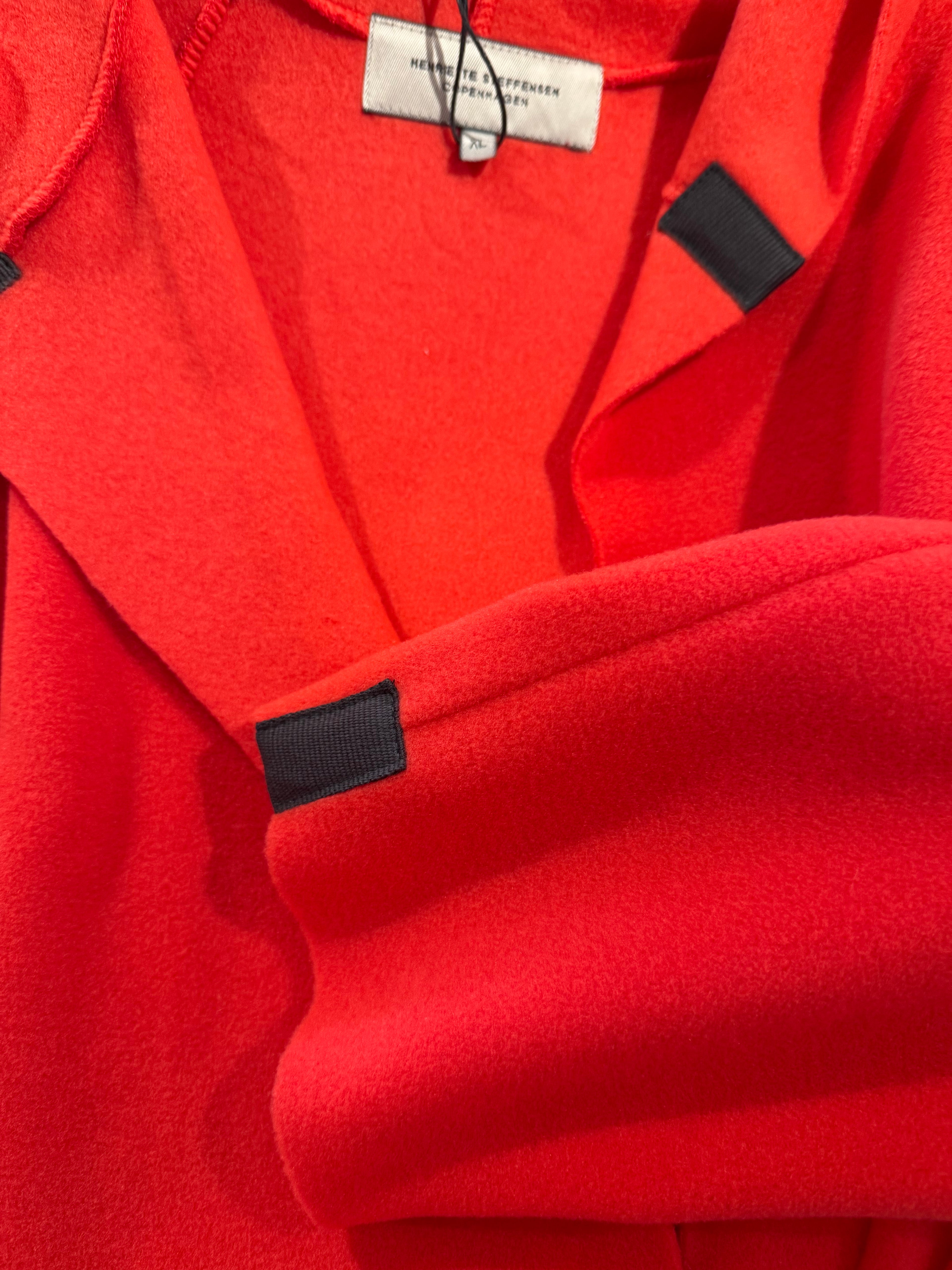 COAT DOUBLE- TOMATO