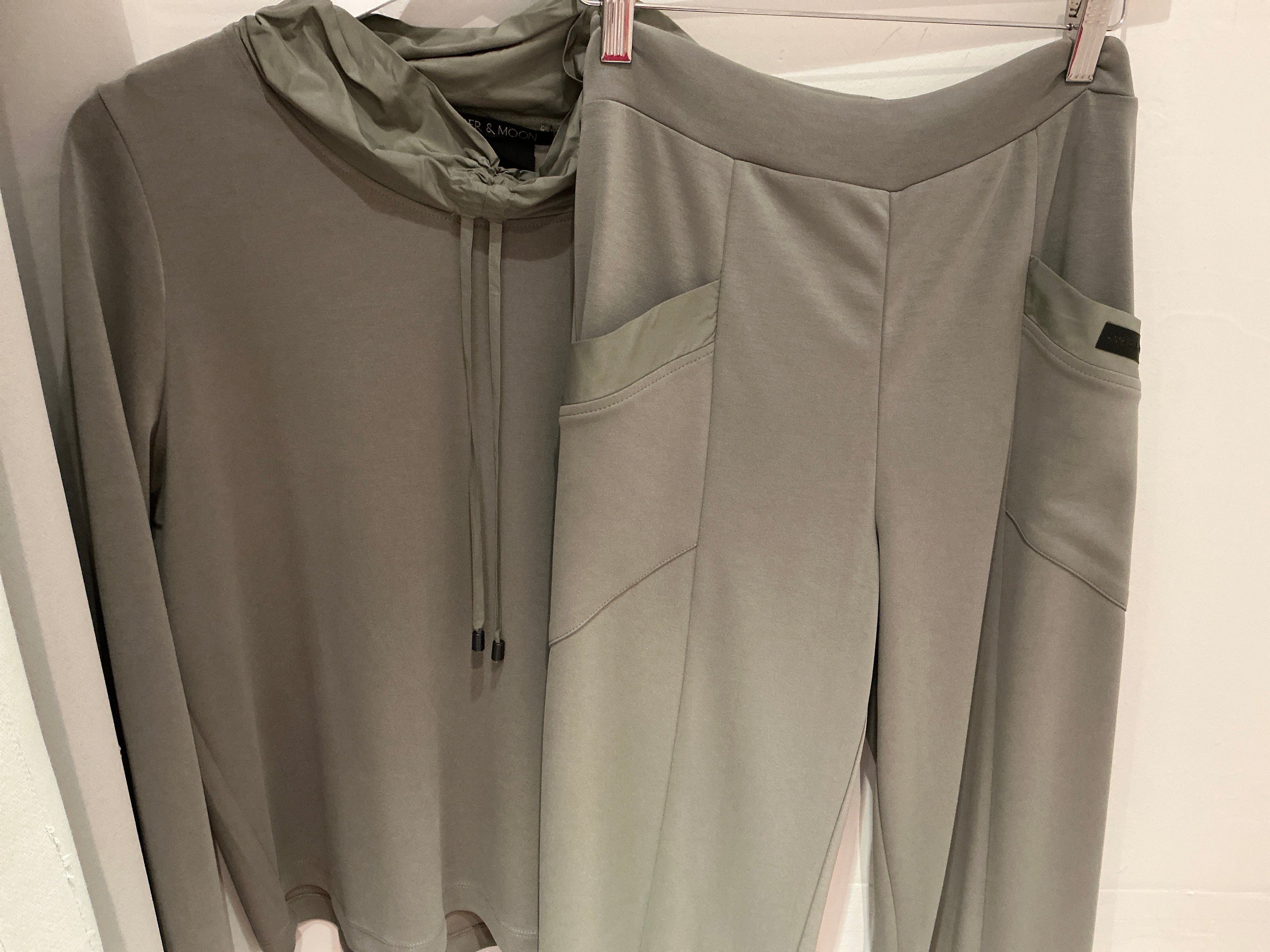 Basil Top with Unique Collar Soft and Stylish