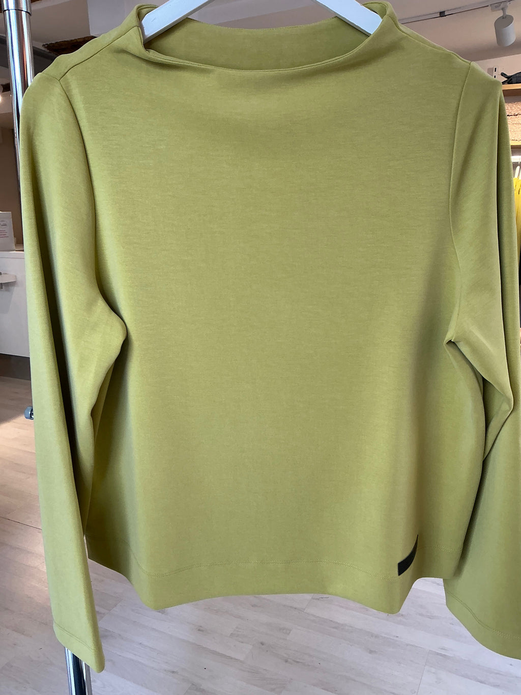 Chartreuse Top Soft and Stylish