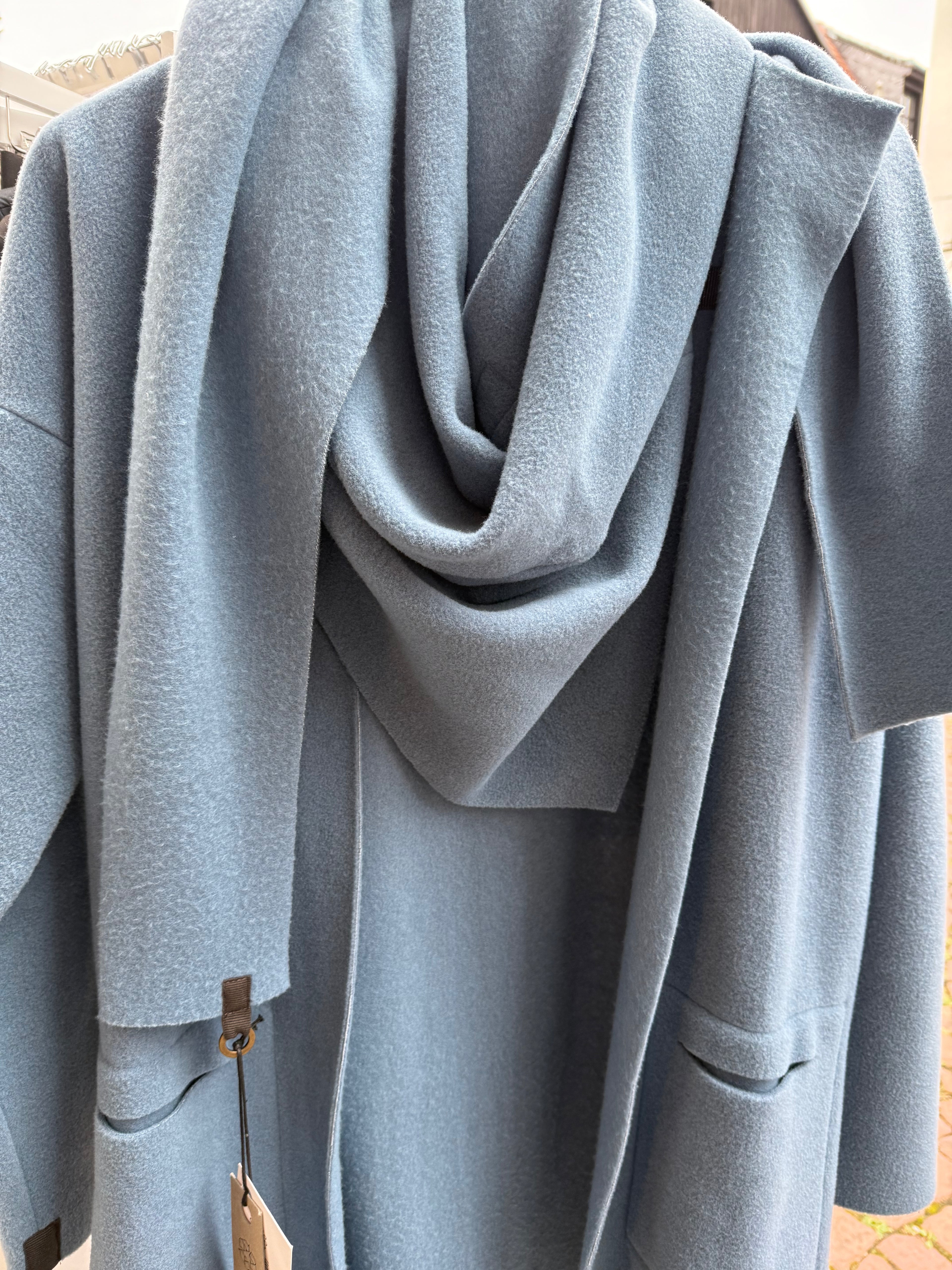 CARDIGAN DUSTY BLUE