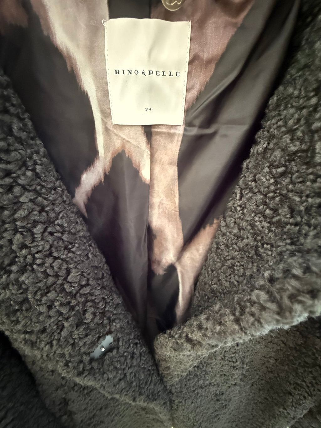 Teddy coat with hood