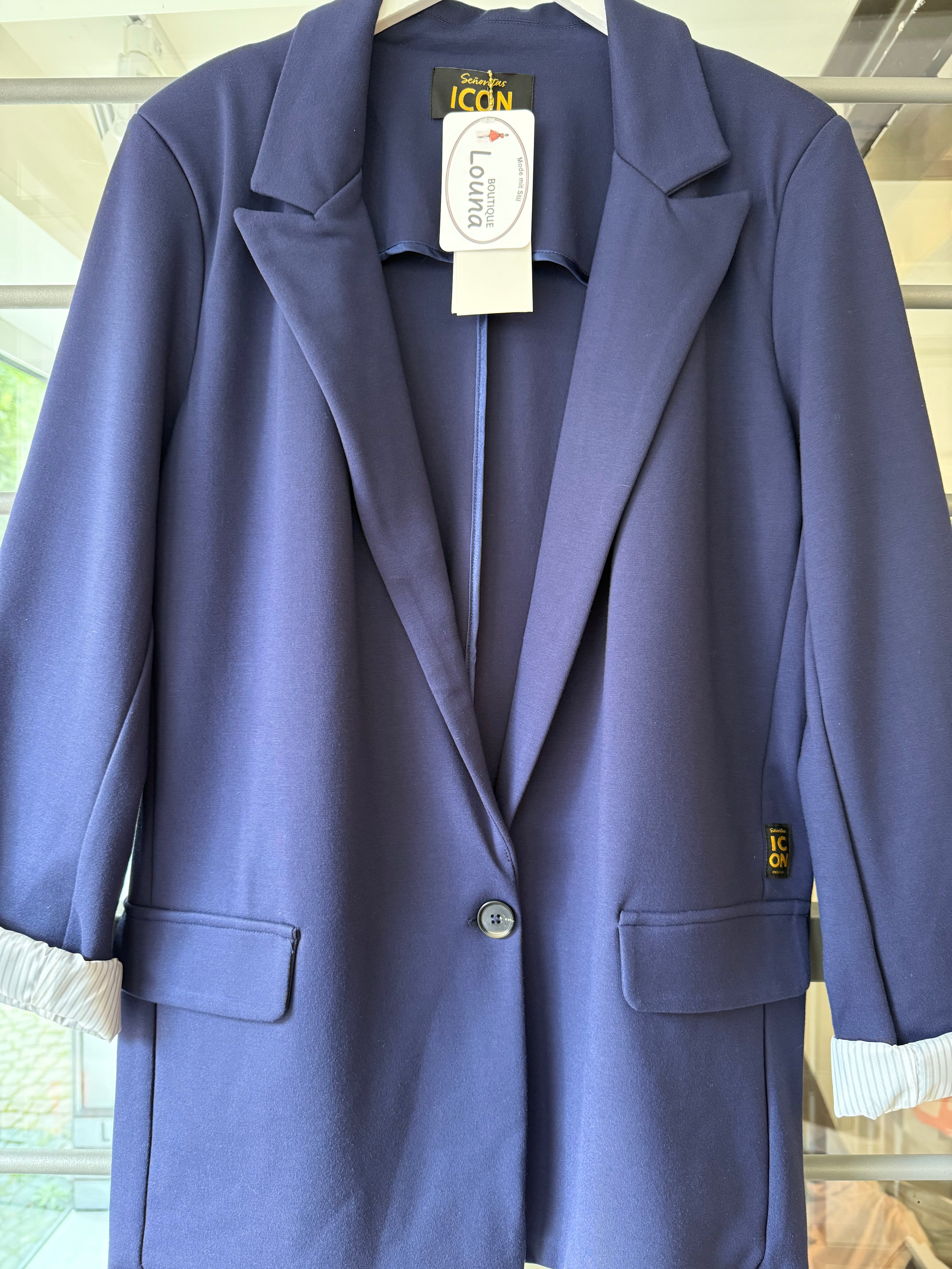 D-Blazer turn up sleeve