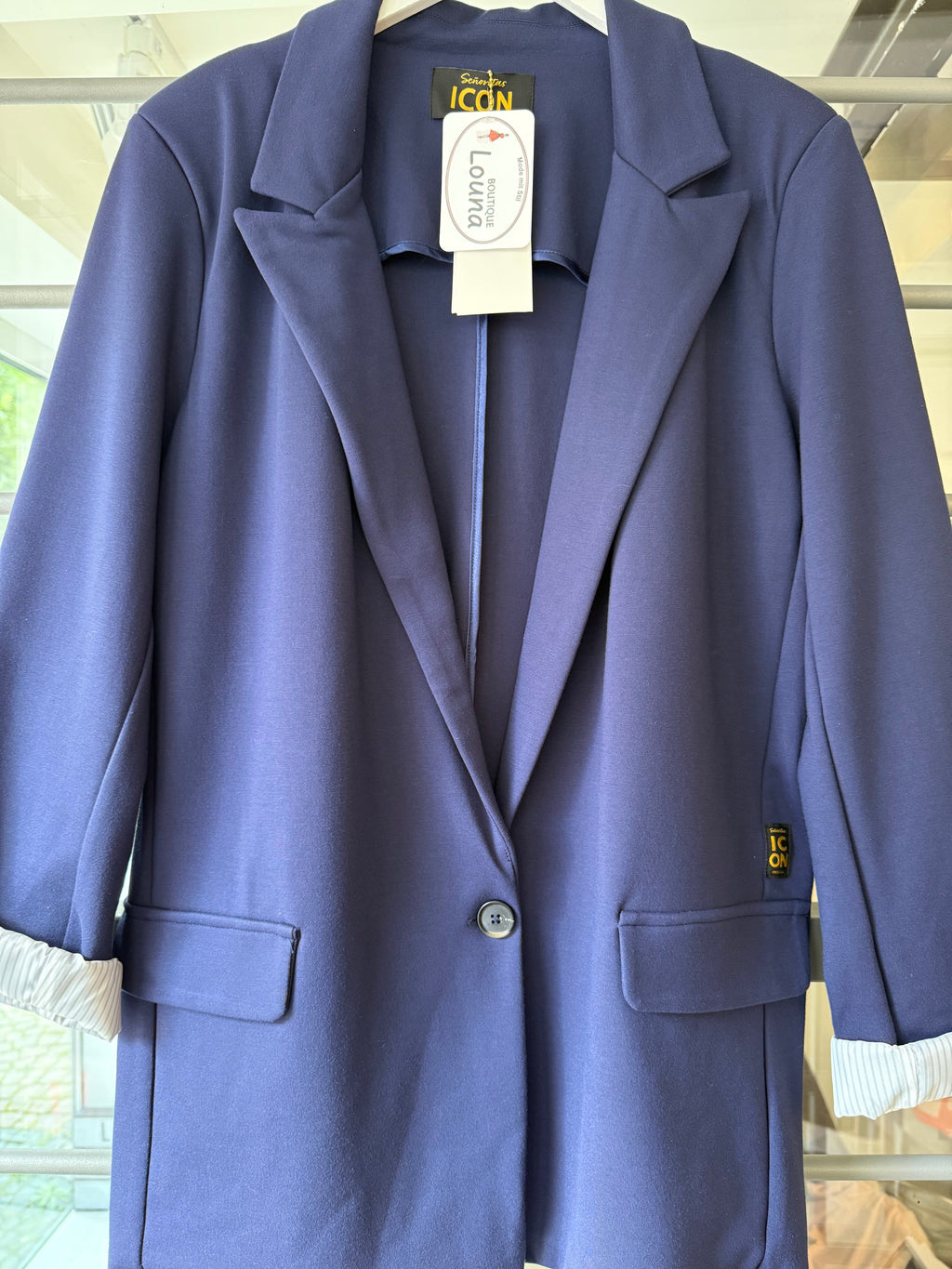 D-Blazer turn up sleeve