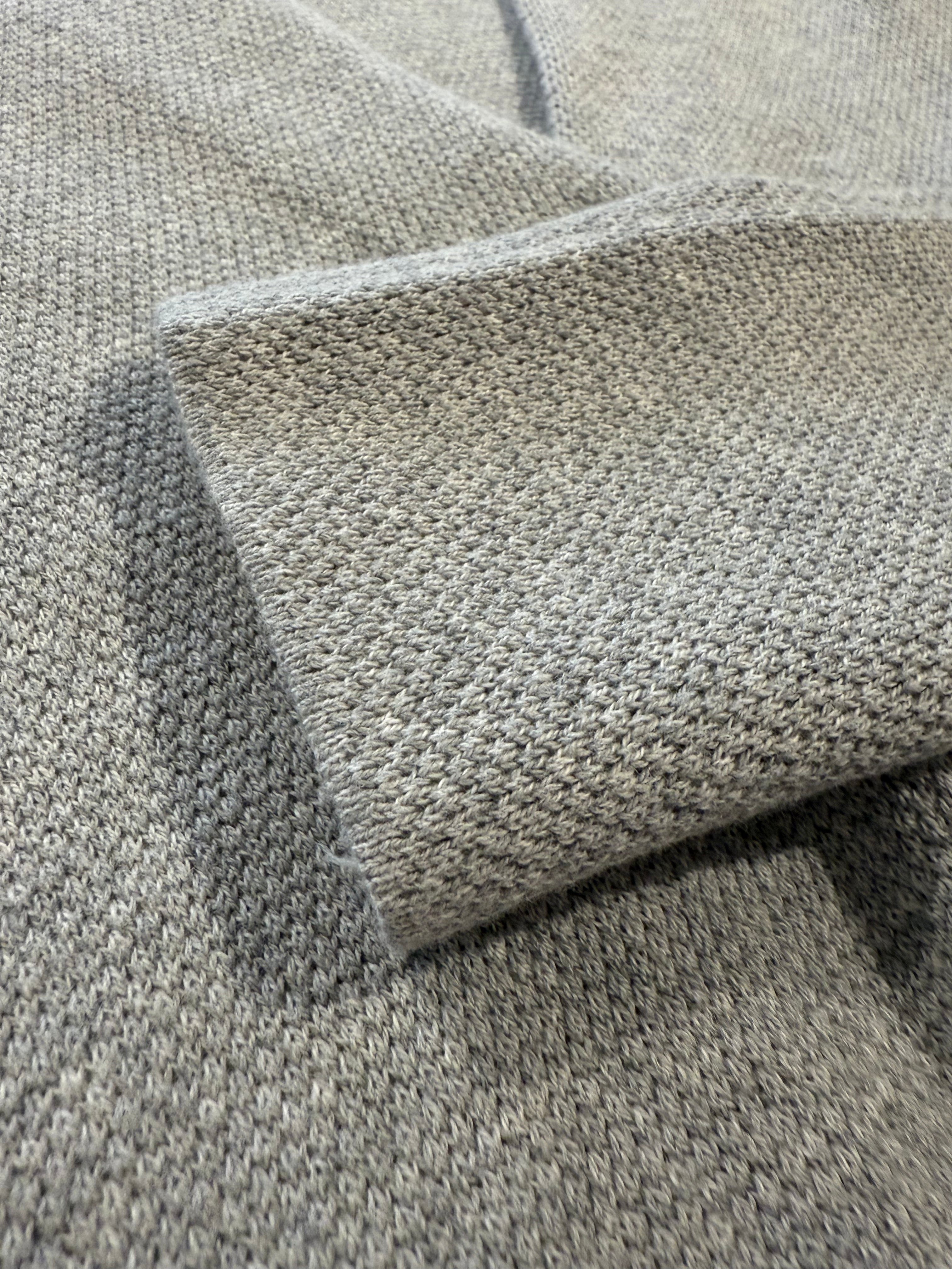 Knitted Top Silver Grey Mel
