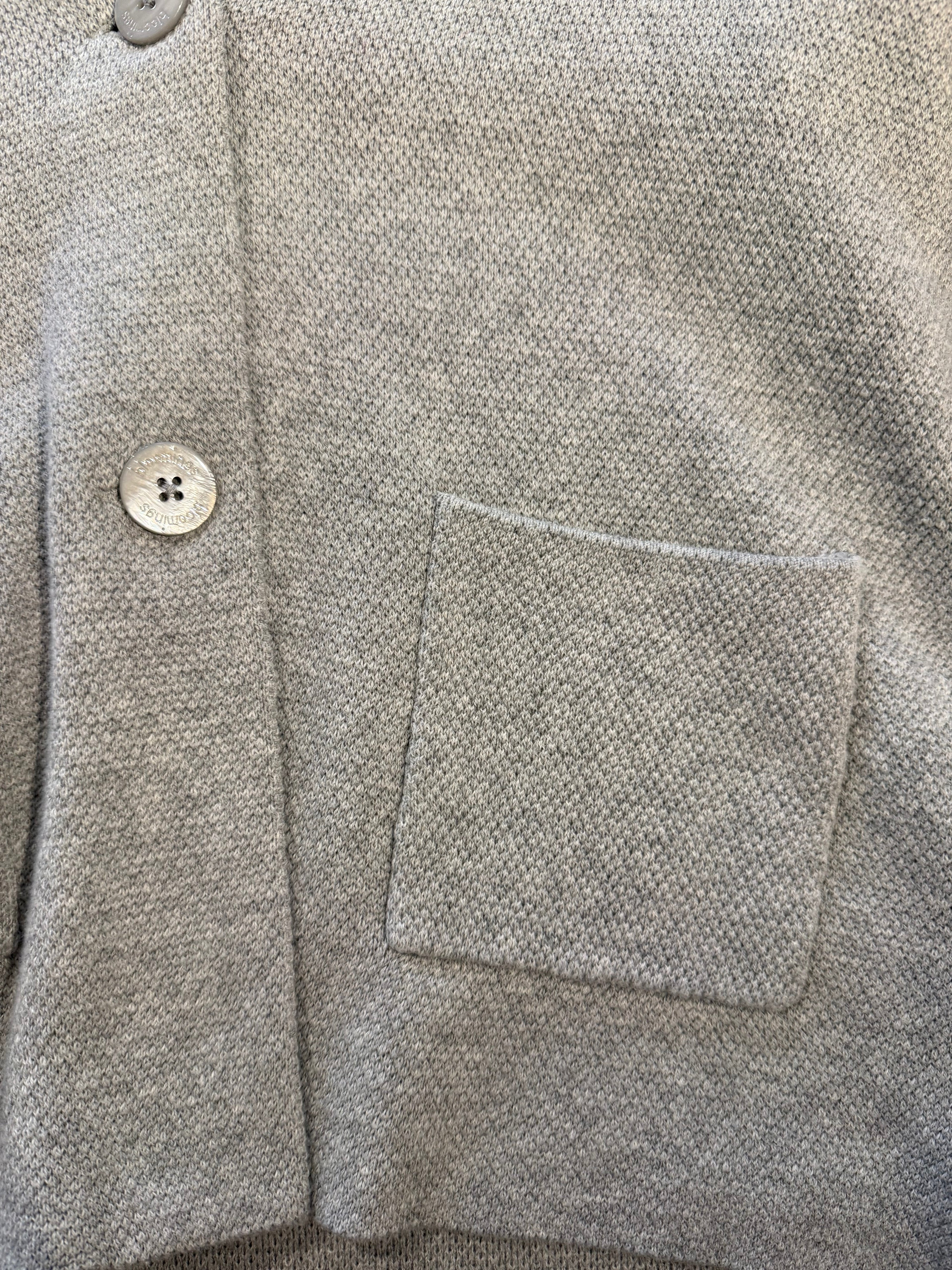 Knitted Top Silver Grey Mel