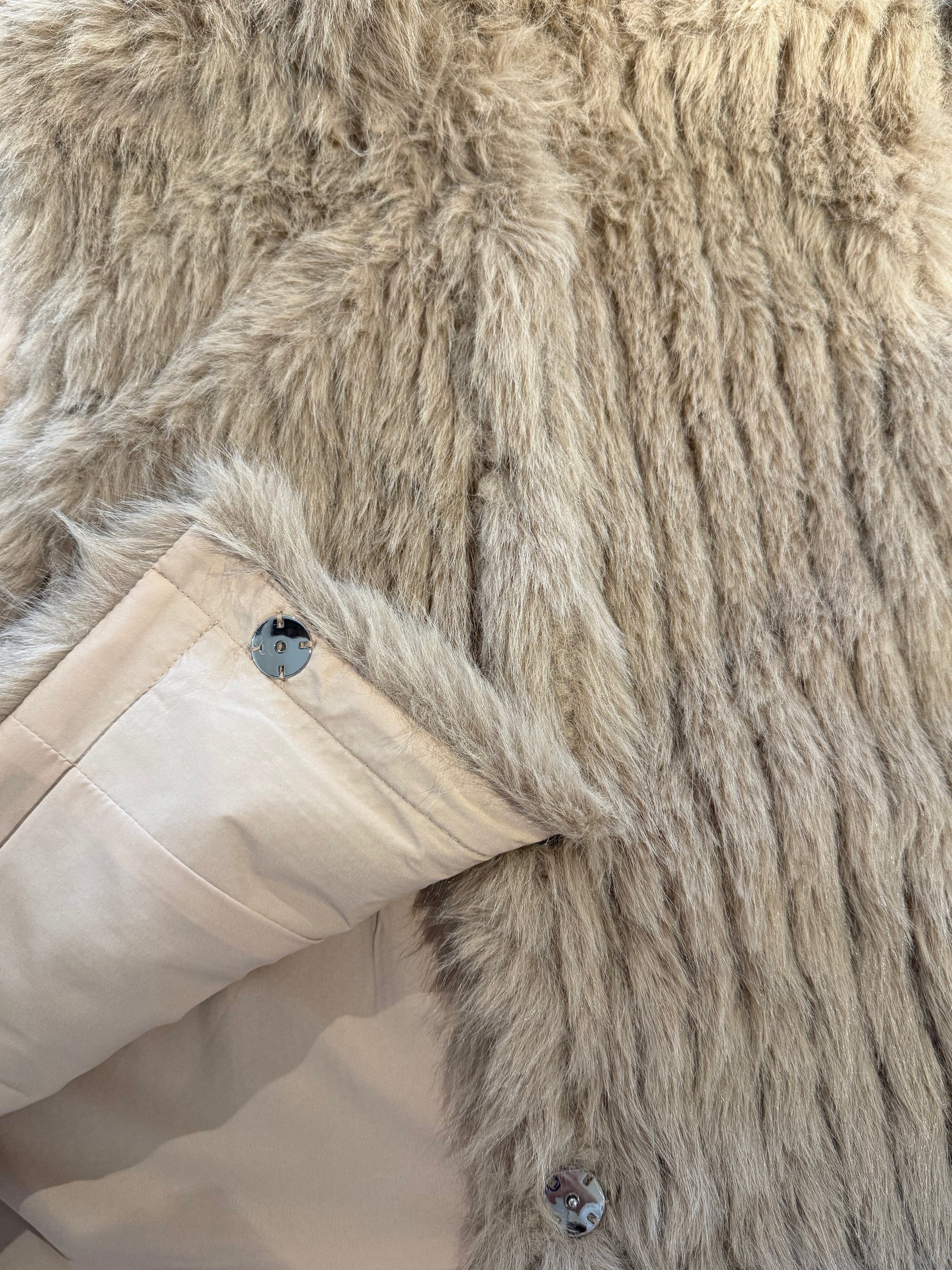 Gilet with closure - Oat