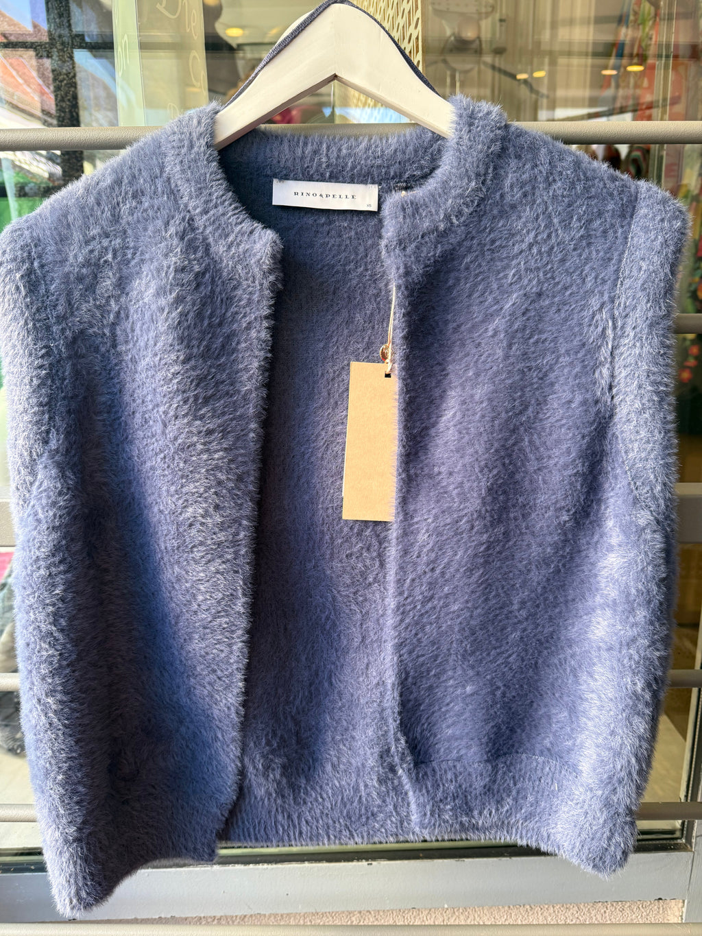 Short waistcoat - Blue shadow