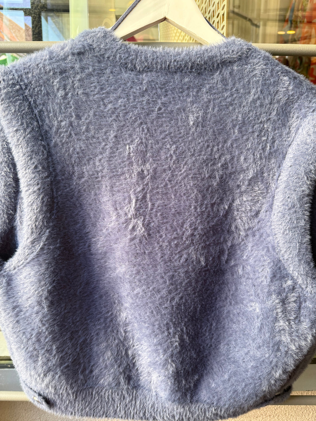 Short waistcoat - Blue shadow