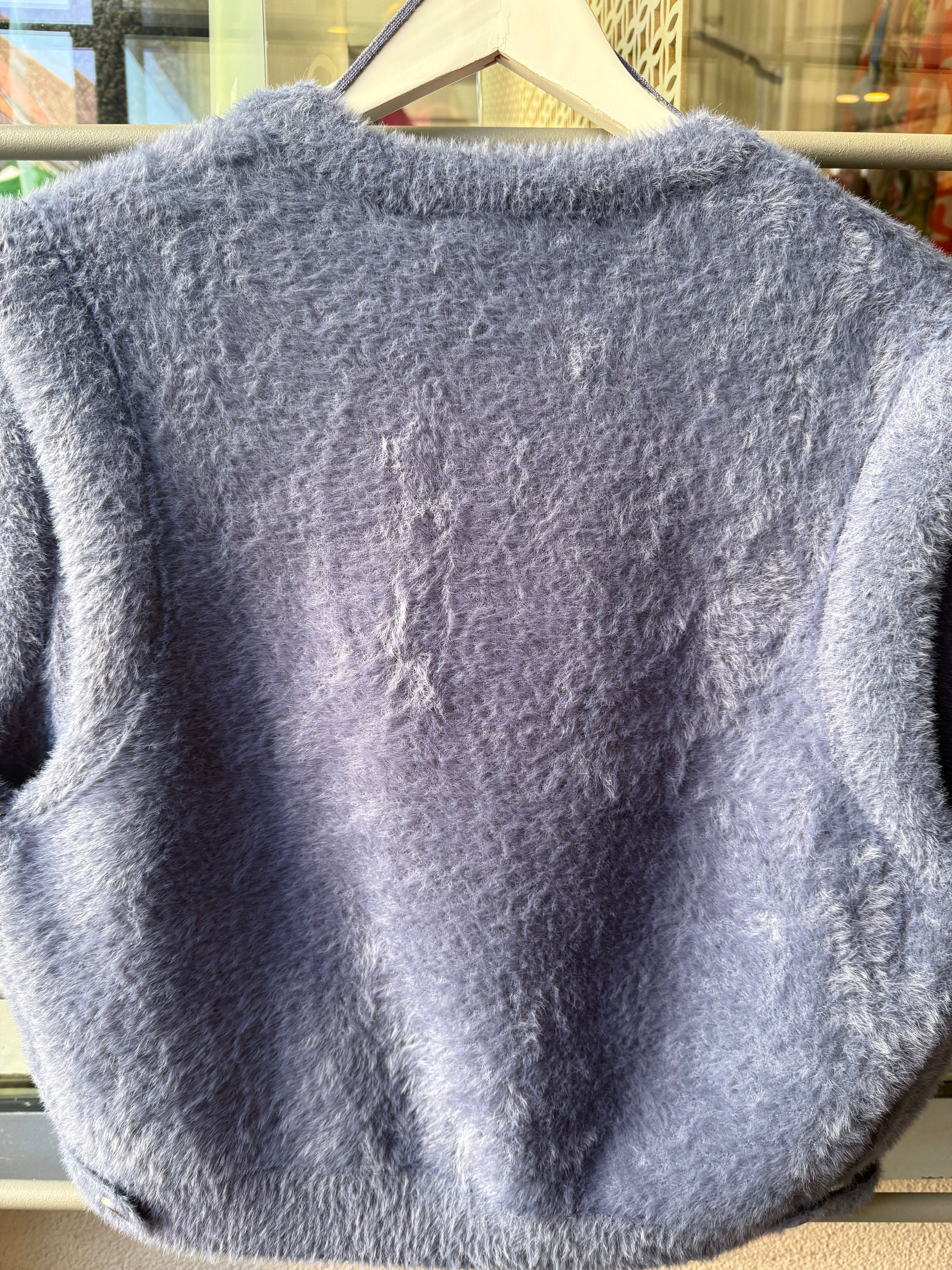 Short waistcoat - Blue shadow