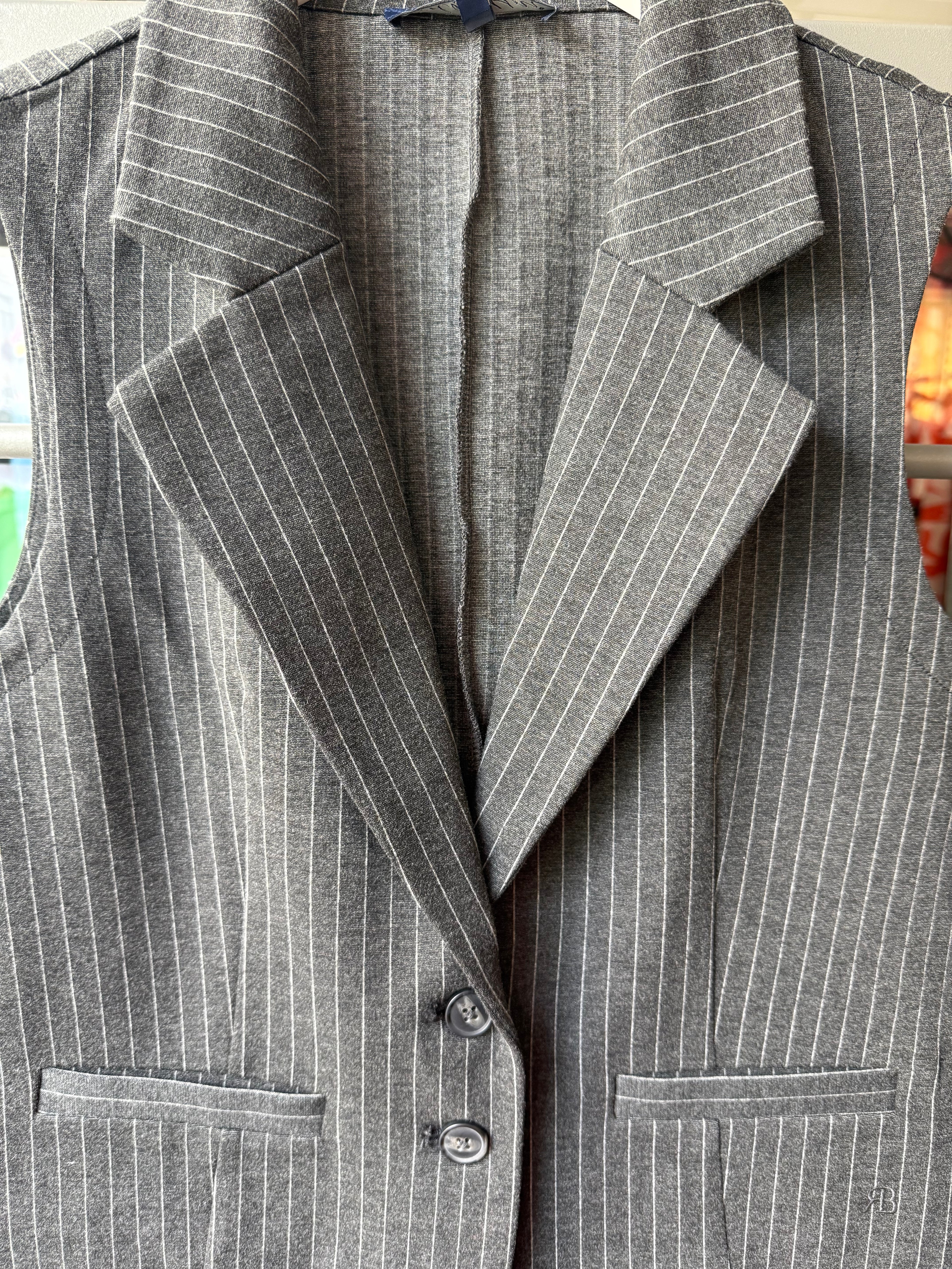 Waistcoat Punta Pinstripe