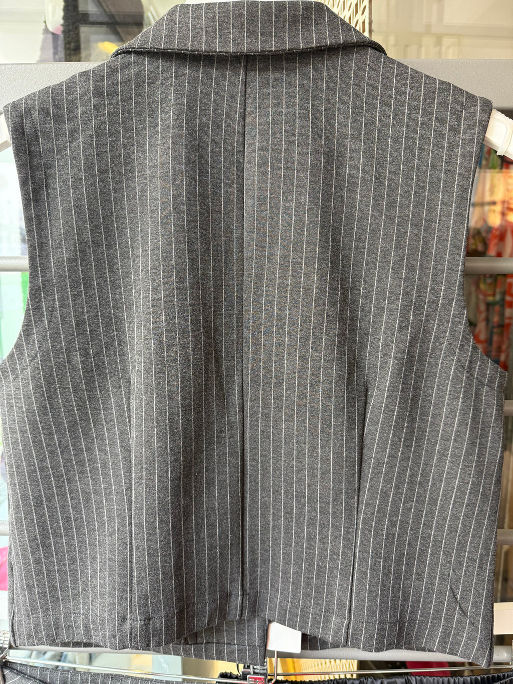 Waistcoat Punta Pinstripe