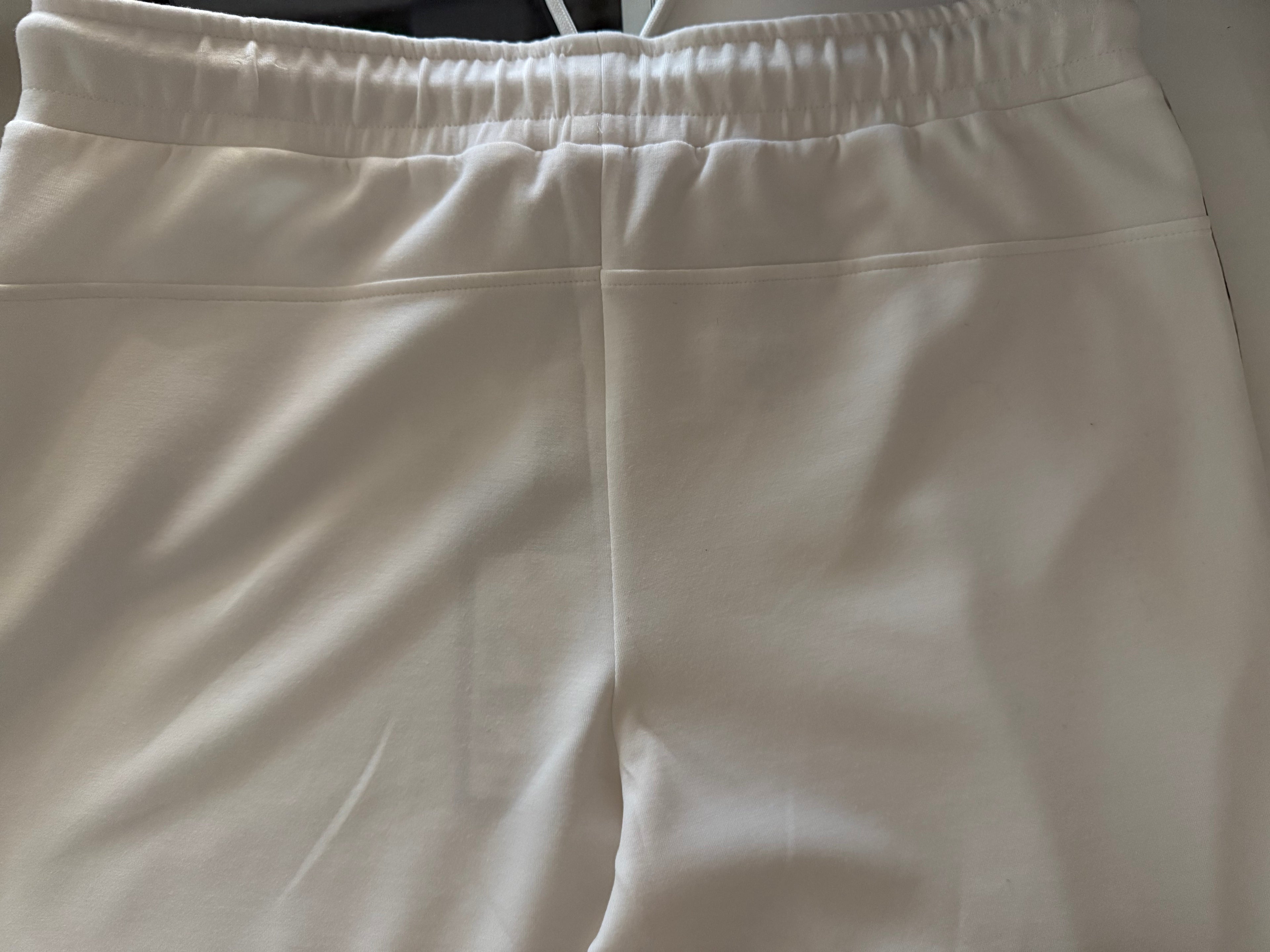 Beige Pants with Leopard Side Detail