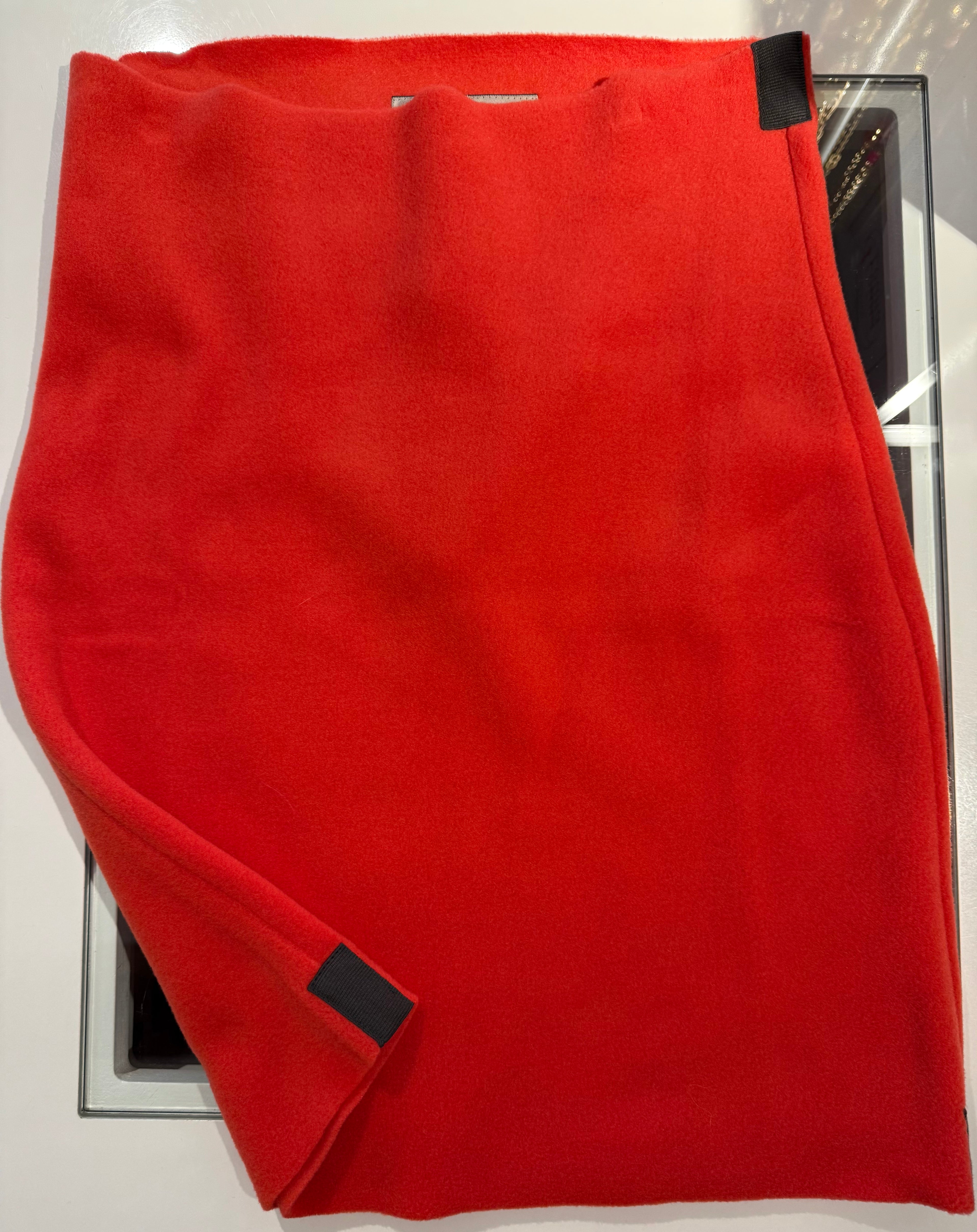 Tomato Red Skirt