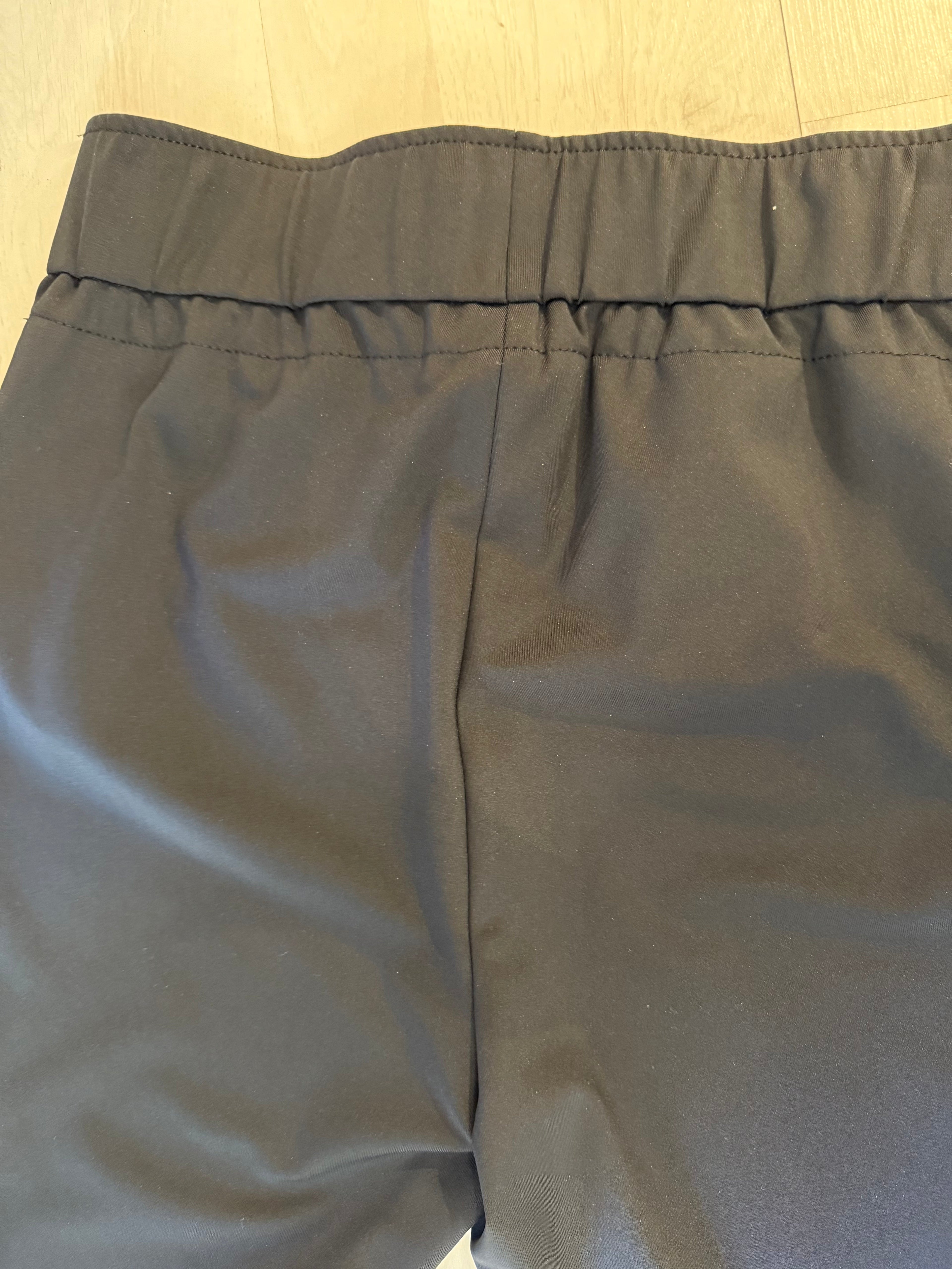 Black Pants with Decorative Zippers