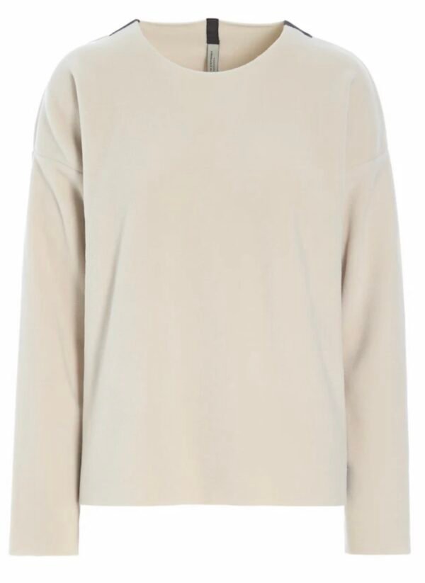 Home bluse rundem ausschnitt