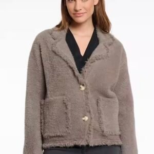 kurze zweireihige jacke